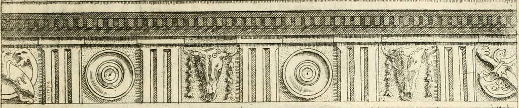 An illustration from Regola delli cinqve ordini d'architettvra, 1596, leaf 20