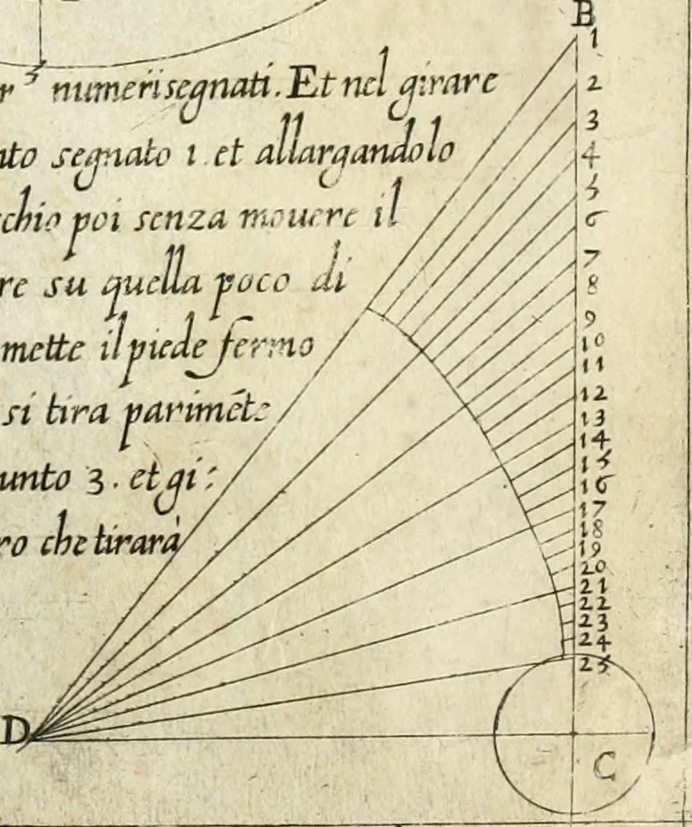 An illustration from Regola delli cinqve ordini d'architettvra, 1596, leaf 40