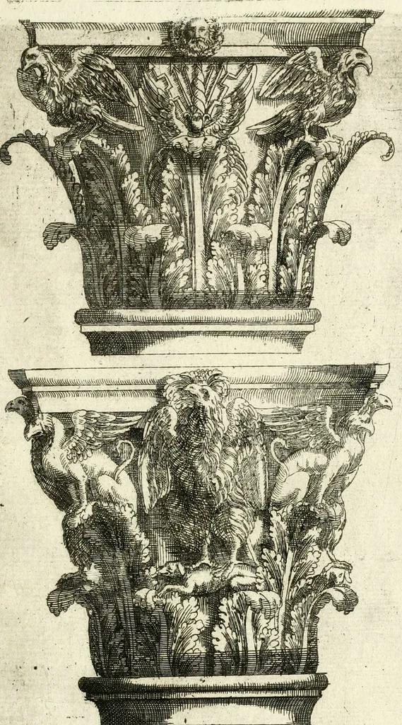 An illustration from Regola delli cinqve ordini d'architettvra, 1596, leaf 58