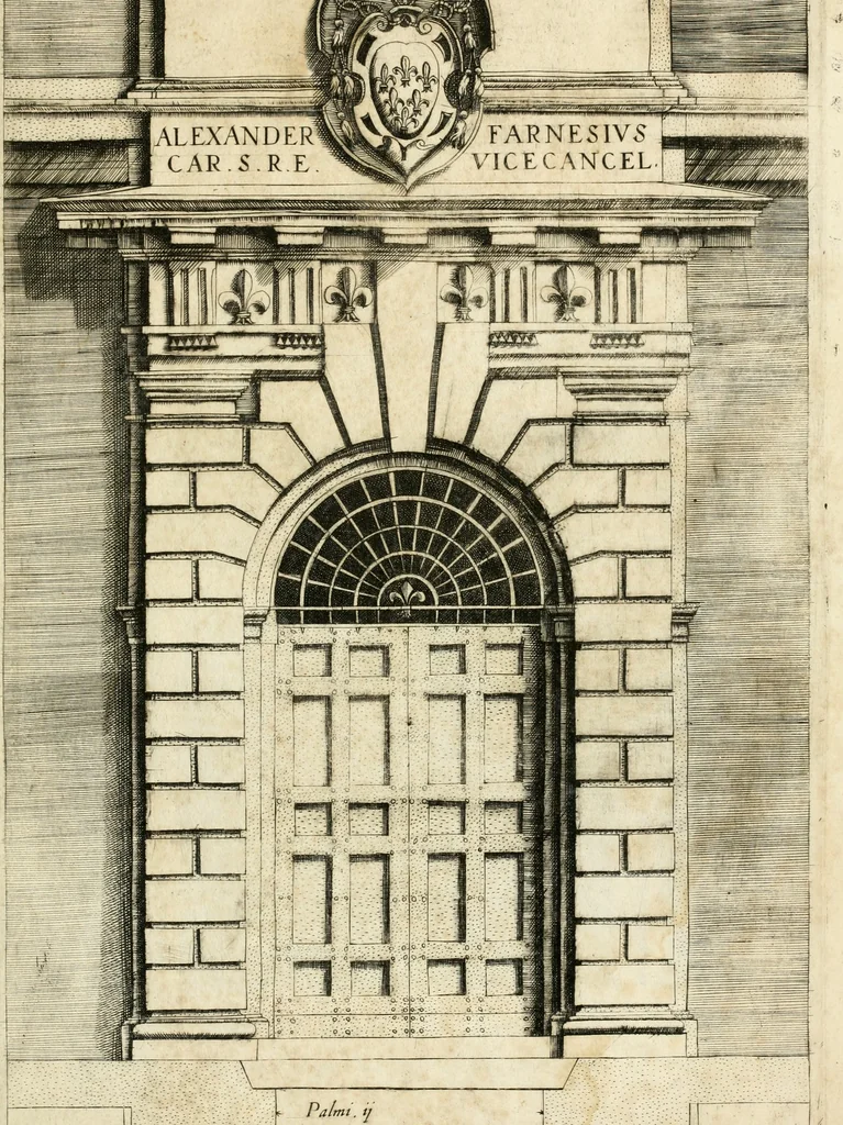 An illustration from Regola delli cinqve ordini d'architettvra, 1596, leaf 64