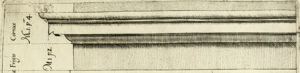 An illustration from Regola delli cinqve ordini d'architettvra, 1596, leaf 8