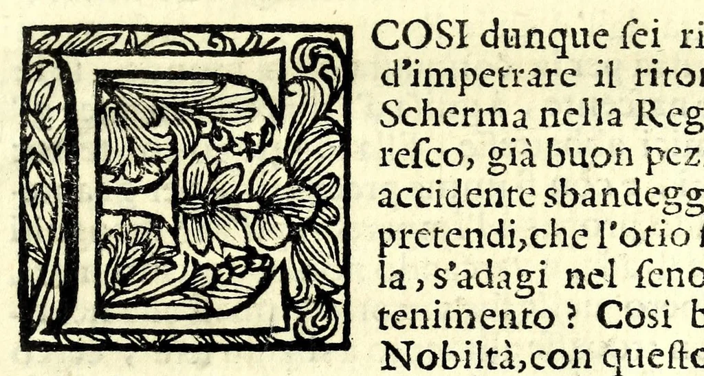 An illustration from Regole della scherma insegnate da Lelio e Titta Marcelli, 1686, leaf 15