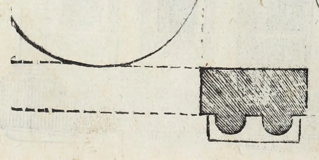 An illustration from Regole generali di architettura di Sabastiano Serlio Bolognese : sopra le cinque maniere de gliedifici, cioe, thoscano, dorico, ionico, corinthio, e composito ; con gli essempi de l'antiquita, che per la maggior parte concordano con la dottrina di Vitruuio, 1551, leaf 114