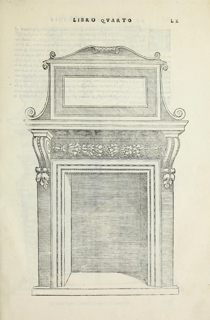 An illustration from Regole generali di architettura di Sabastiano Serlio Bolognese : sopra le cinque maniere de gliedifici, cioe, thoscano, dorico, ionico, corinthio, e composito ; con gli essempi de l'antiquita, che per la maggior parte concordano con la dottrina di Vitruuio, 1551, leaf 121