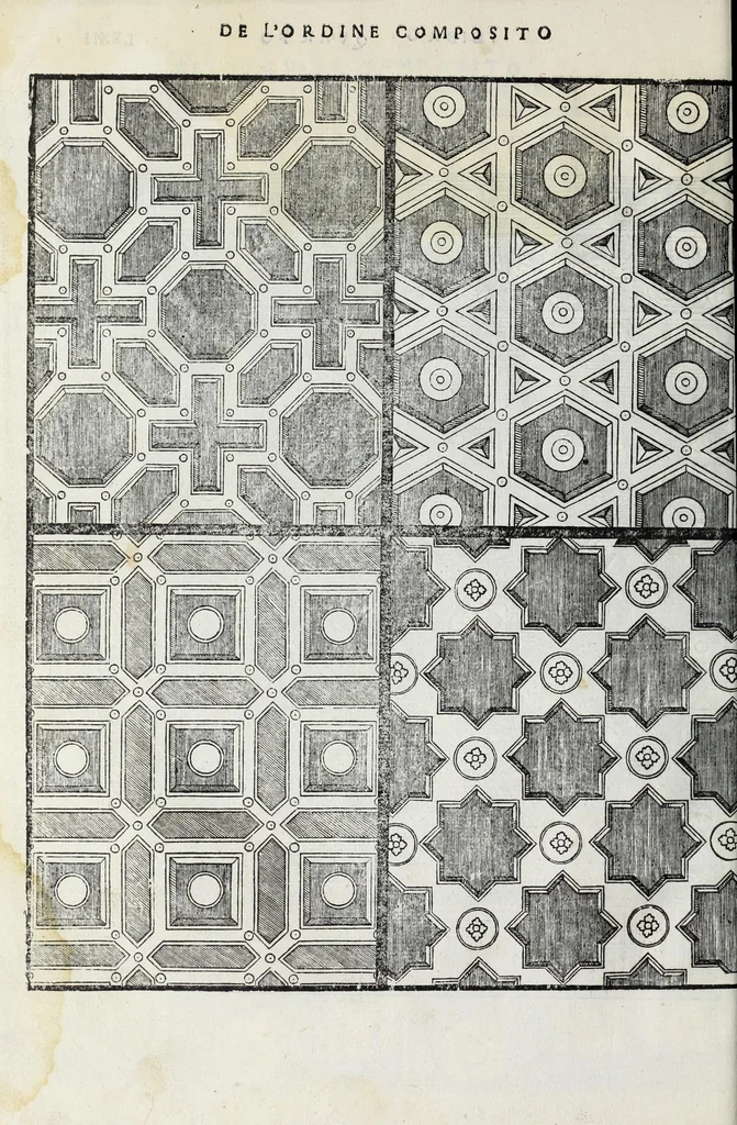 An illustration from Regole generali di architettura di Sabastiano Serlio Bolognese : sopra le cinque maniere de gliedifici, cioe, thoscano, dorico, ionico, corinthio, e composito ; con gli essempi de l'antiquita, che per la maggior parte concordano con la dottrina di Vitruuio, 1551, leaf 146