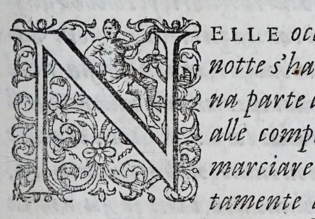 An illustration from Regole militari sopra il gouerno e seruito particolare della caualleria, 1611, leaf 91
