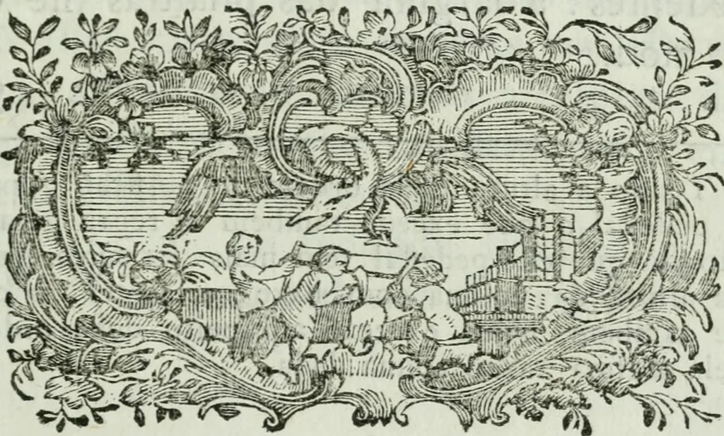 An illustration from Regras das sinco ordens de architectura segundo os principios de Vignhola : com hum ensaio sobre as mesmas ordens feito sobre o sentimento dos mais celebres architectos, 1787, leaf 108