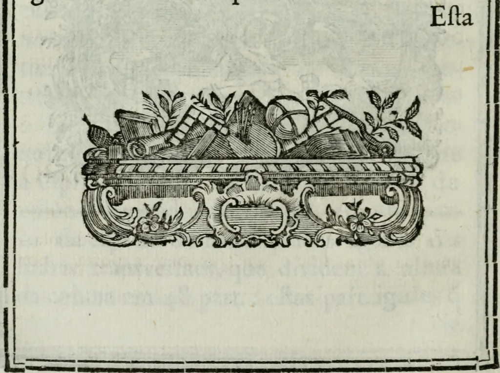 An illustration from Regras das sinco ordens de architectura segundo os principios de Vignhola : com hum ensaio sobre as mesmas ordens feito sobre o sentimento dos mais celebres architectos, 1787, leaf 125
