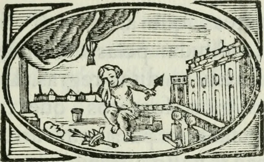 An illustration from Regras das sinco ordens de architectura segundo os principios de Vignhola : com hum ensaio sobre as mesmas ordens feito sobre o sentimento dos mais celebres architectos, 1787, leaf 14