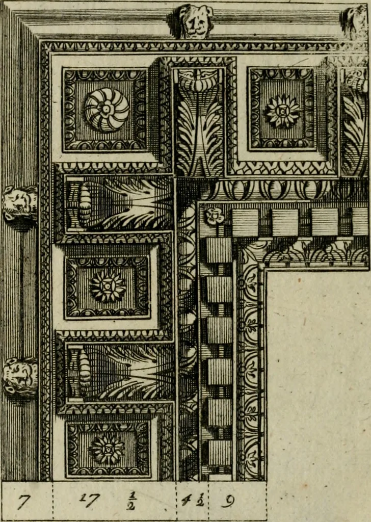 An illustration from Regras das sinco ordens de architectura segundo os principios de Vignhola : com hum ensaio sobre as mesmas ordens feito sobre o sentimento dos mais celebres architectos, 1787, leaf 257