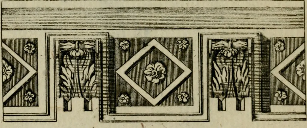 An illustration from Regras das sinco ordens de architectura segundo os principios de Vignhola : com hum ensaio sobre as mesmas ordens feito sobre o sentimento dos mais celebres architectos, 1787, leaf 277
