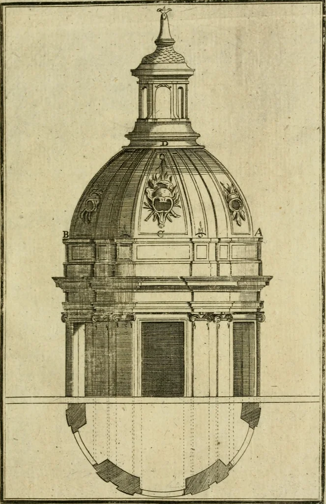 An illustration from Regras das sinco ordens de architectura segundo os principios de Vignhola : com hum ensaio sobre as mesmas ordens feito sobre o sentimento dos mais celebres architectos, 1787, leaf 326
