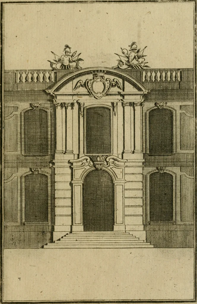 An illustration from Regras das sinco ordens de architectura segundo os principios de Vignhola : com hum ensaio sobre as mesmas ordens feito sobre o sentimento dos mais celebres architectos, 1787, leaf 354