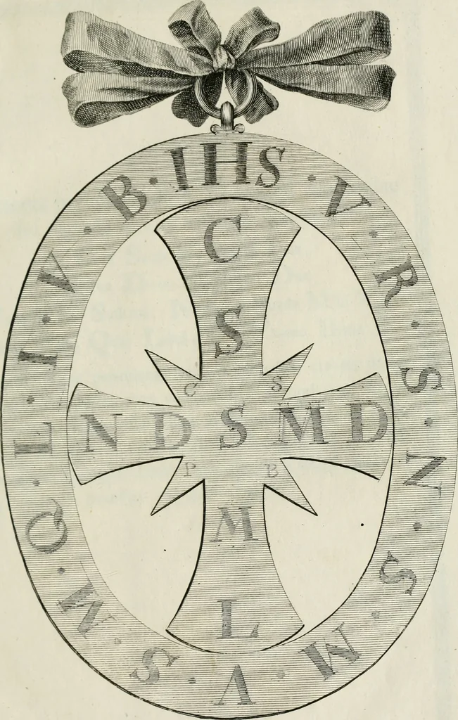 An illustration from Regula emblematica Sancti Benedicti, 1783, leaf 10