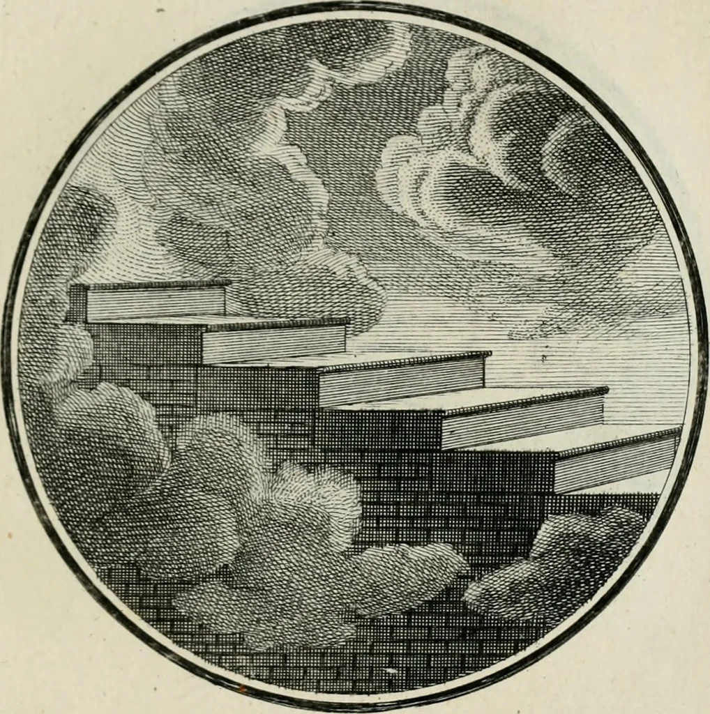 An illustration from Regula emblematica Sancti Benedicti, 1783, leaf 102
