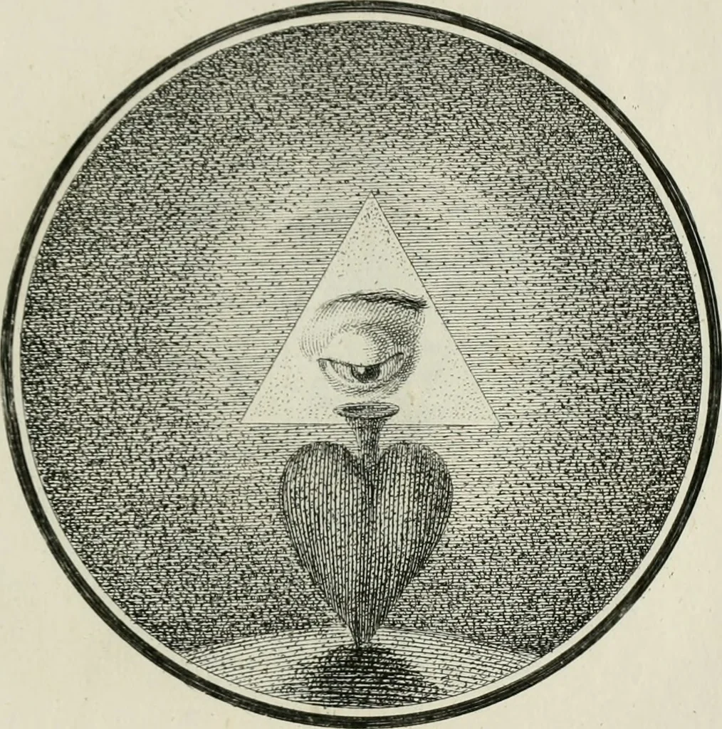 An illustration from Regula emblematica Sancti Benedicti, 1783, leaf 106