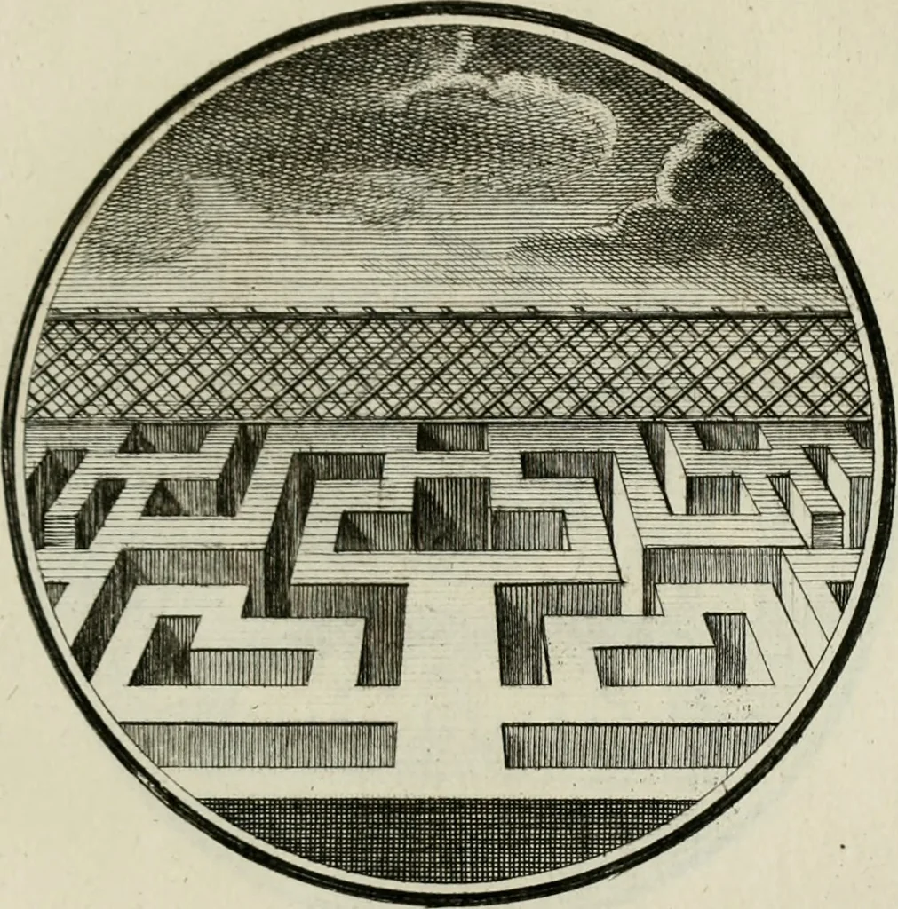 An illustration from Regula emblematica Sancti Benedicti, 1783, leaf 110