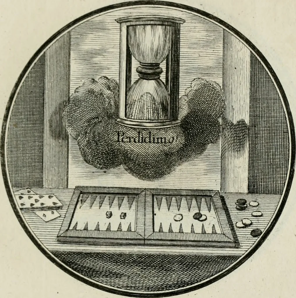 An illustration from Regula emblematica Sancti Benedicti, 1783, leaf 112