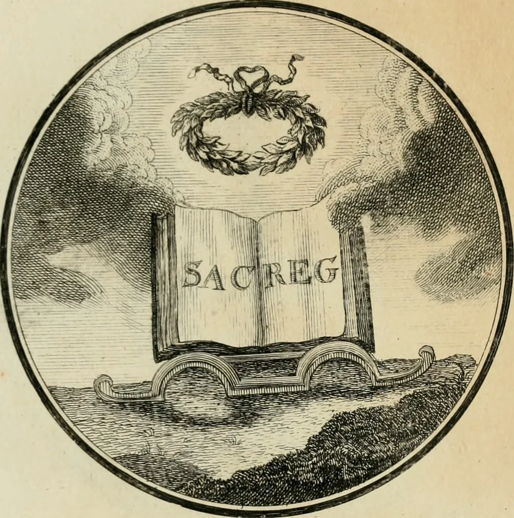 An illustration from Regula emblematica Sancti Benedicti, 1783, leaf 114