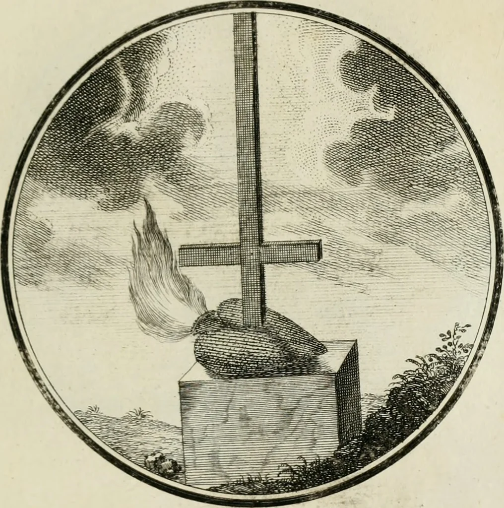 An illustration from Regula emblematica Sancti Benedicti, 1783, leaf 116