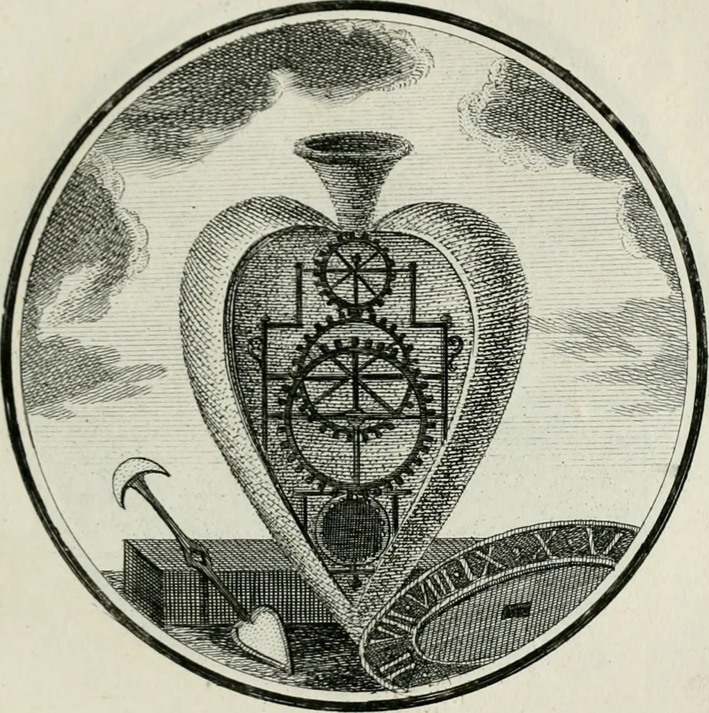 An illustration from Regula emblematica Sancti Benedicti, 1783, leaf 120