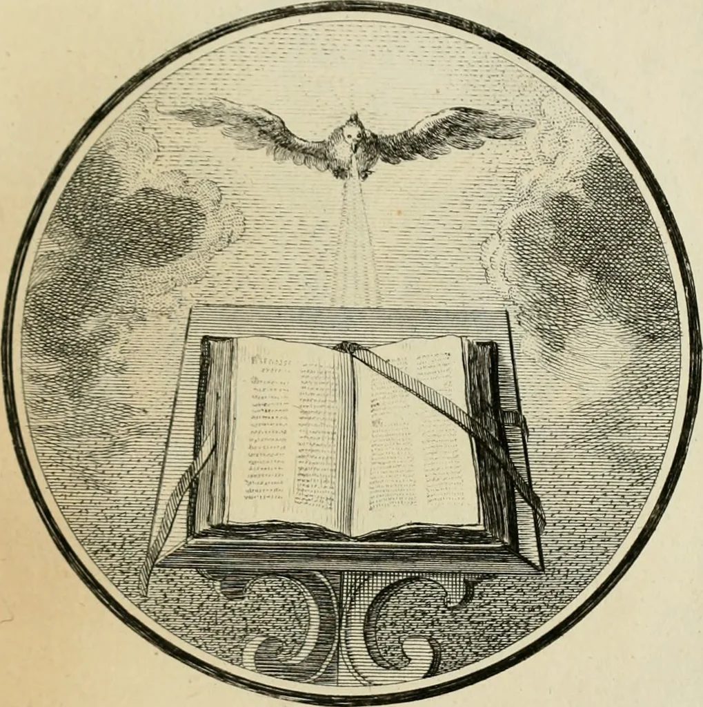 An illustration from Regula emblematica Sancti Benedicti, 1783, leaf 136