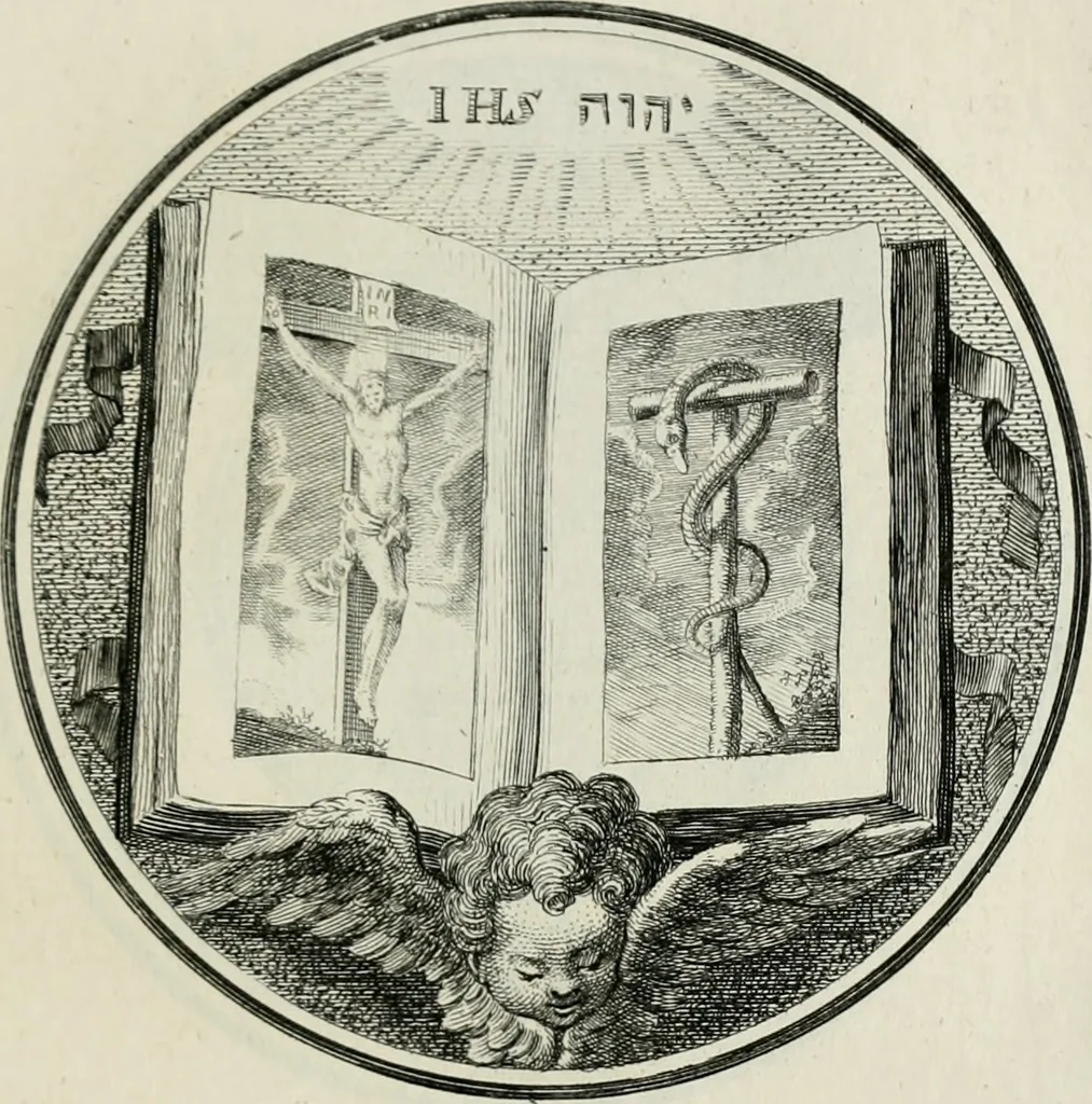 An illustration from Regula emblematica Sancti Benedicti, 1783, leaf 138