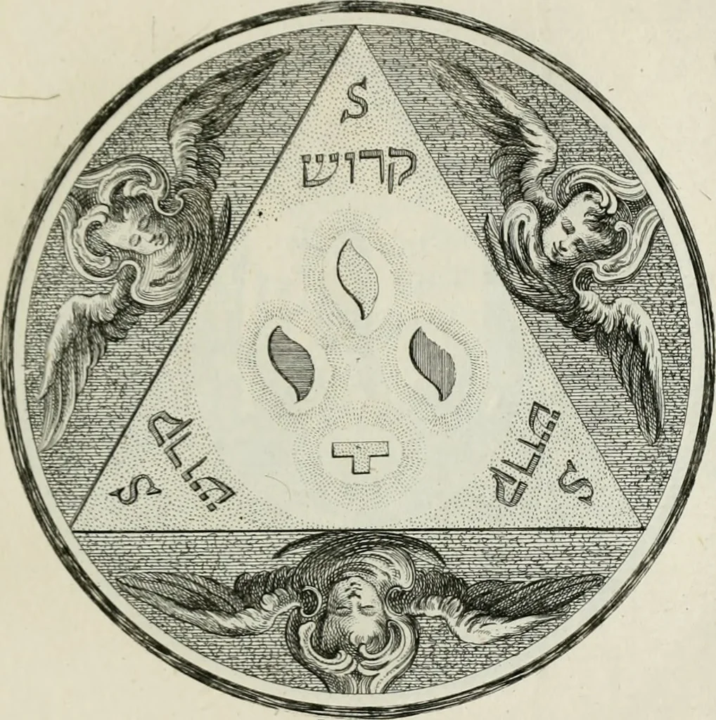 An illustration from Regula emblematica Sancti Benedicti, 1783, leaf 144