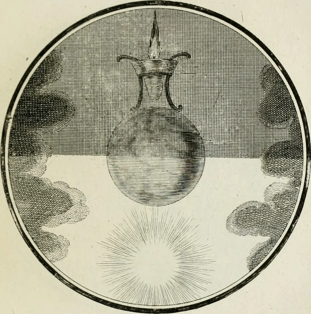 An illustration from Regula emblematica Sancti Benedicti, 1783, leaf 160