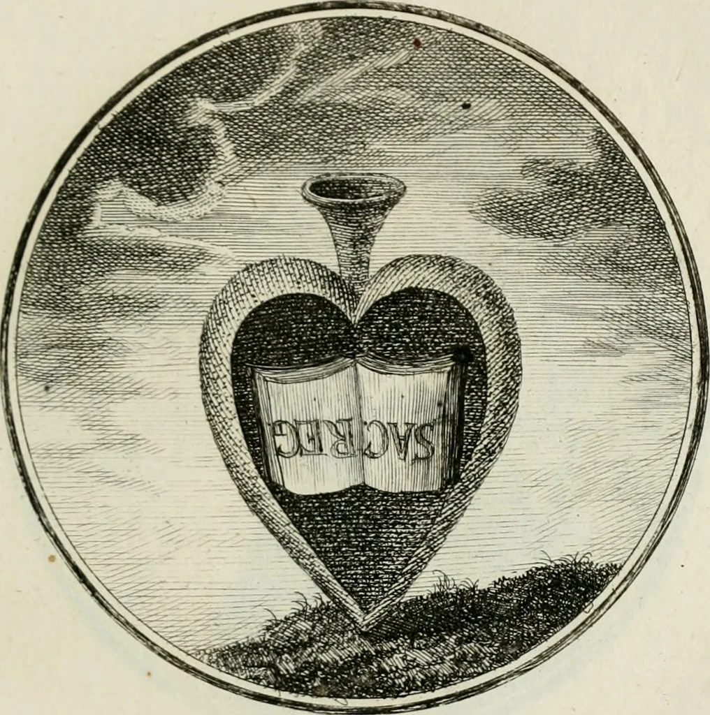 An illustration from Regula emblematica Sancti Benedicti, 1783, leaf 188