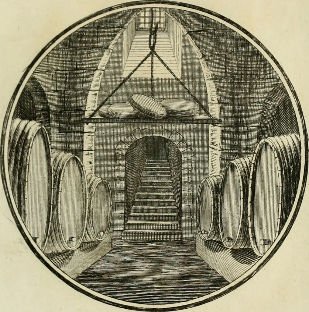 An illustration from Regula emblematica Sancti Benedicti, 1783, leaf 208
