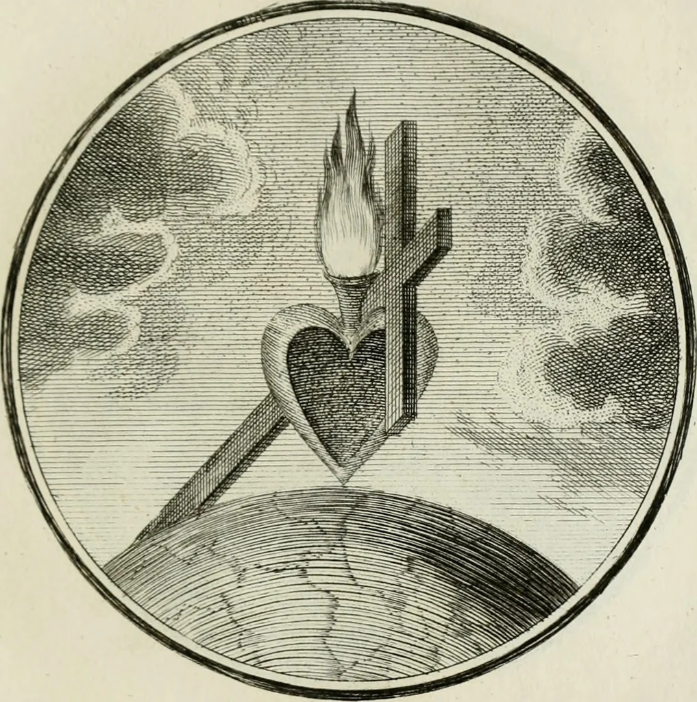 An illustration from Regula emblematica Sancti Benedicti, 1783, leaf 216