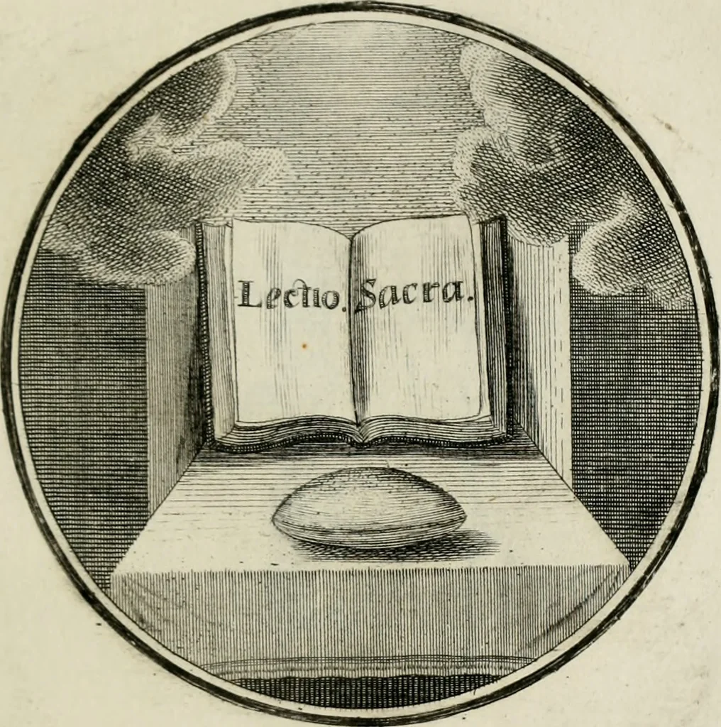 An illustration from Regula emblematica Sancti Benedicti, 1783, leaf 234