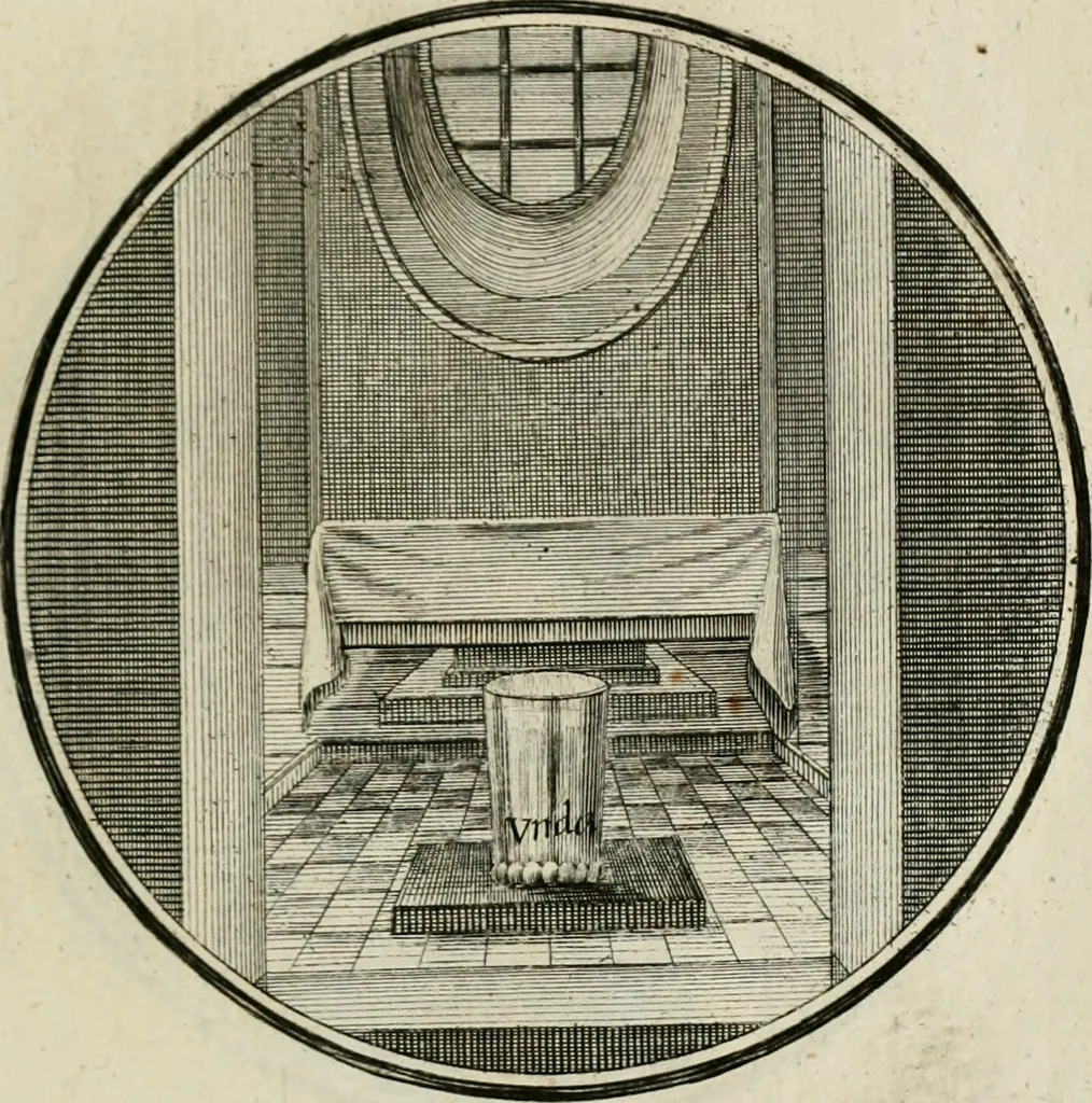 An illustration from Regula emblematica Sancti Benedicti, 1783, leaf 260