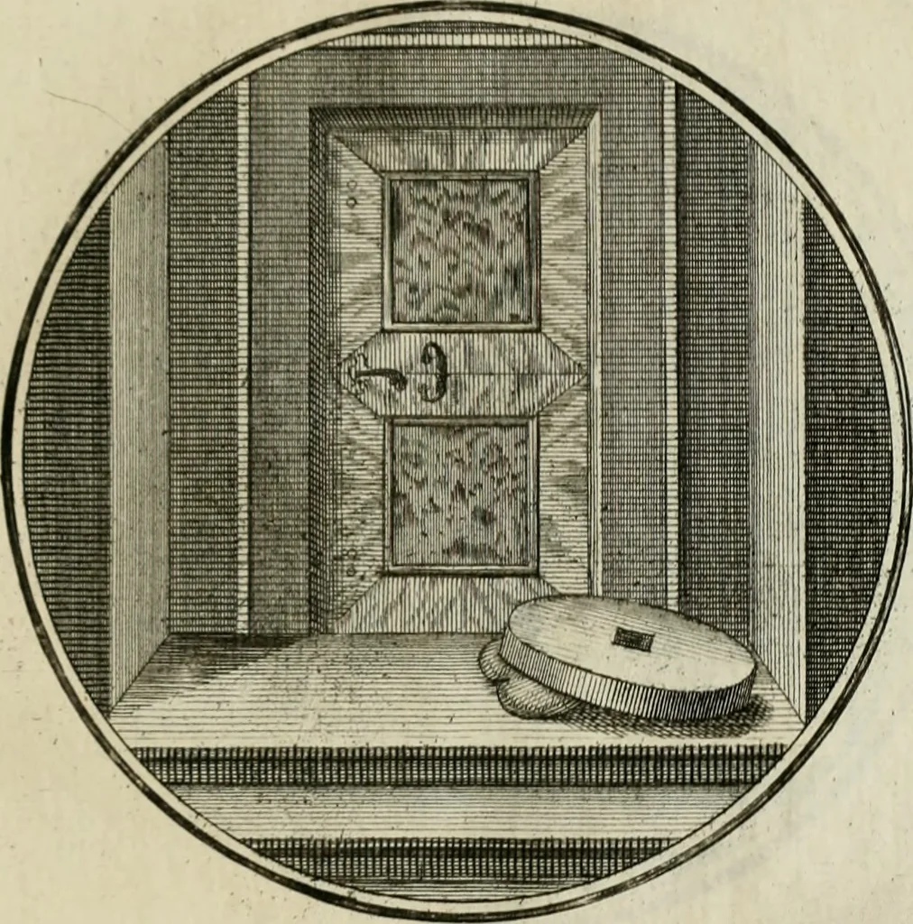 An illustration from Regula emblematica Sancti Benedicti, 1783, leaf 264