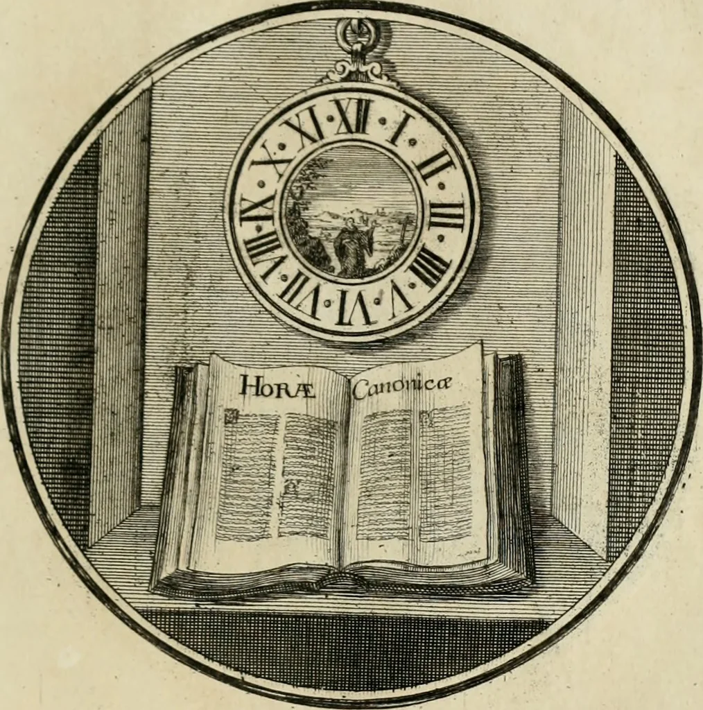 An illustration from Regula emblematica Sancti Benedicti, 1783, leaf 288