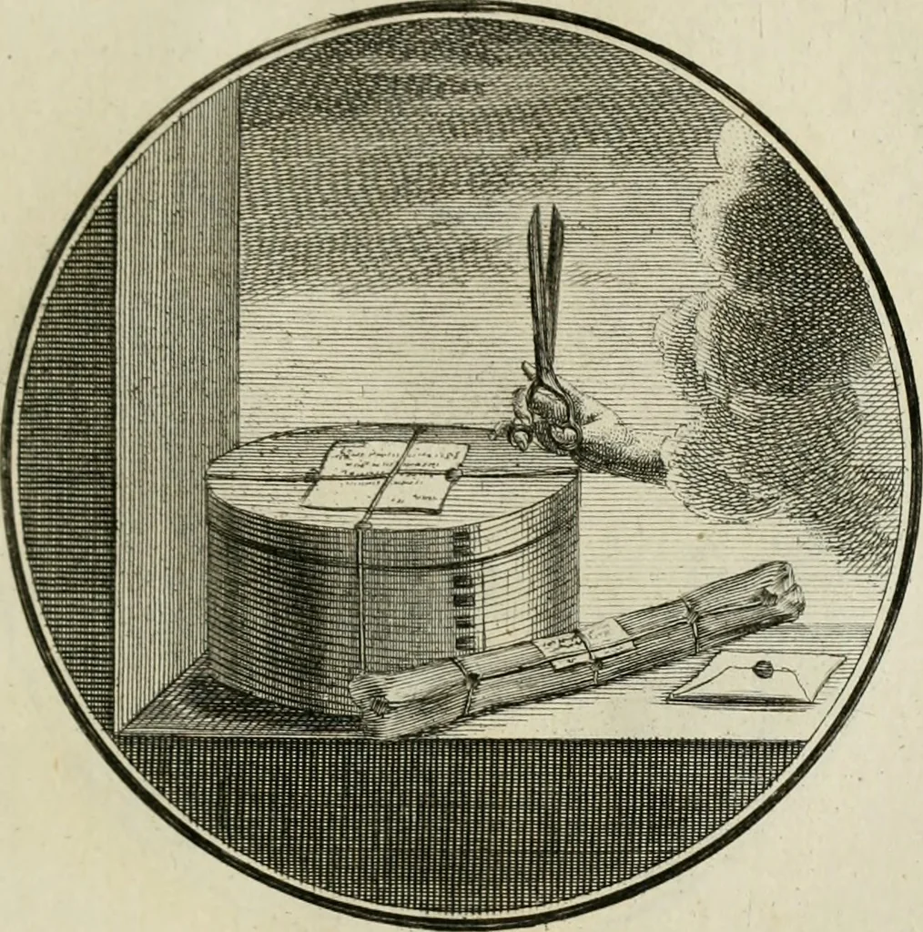 An illustration from Regula emblematica Sancti Benedicti, 1783, leaf 302