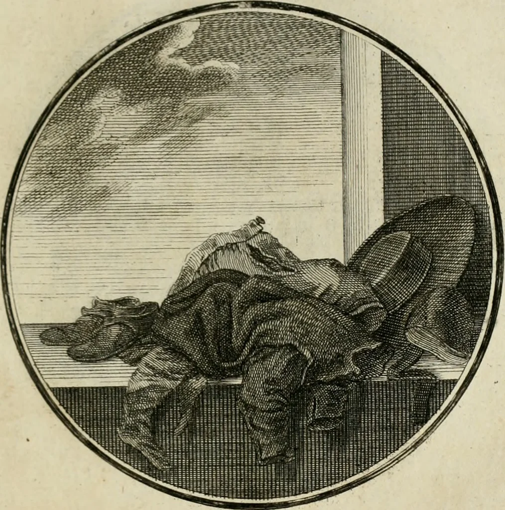 An illustration from Regula emblematica Sancti Benedicti, 1783, leaf 306