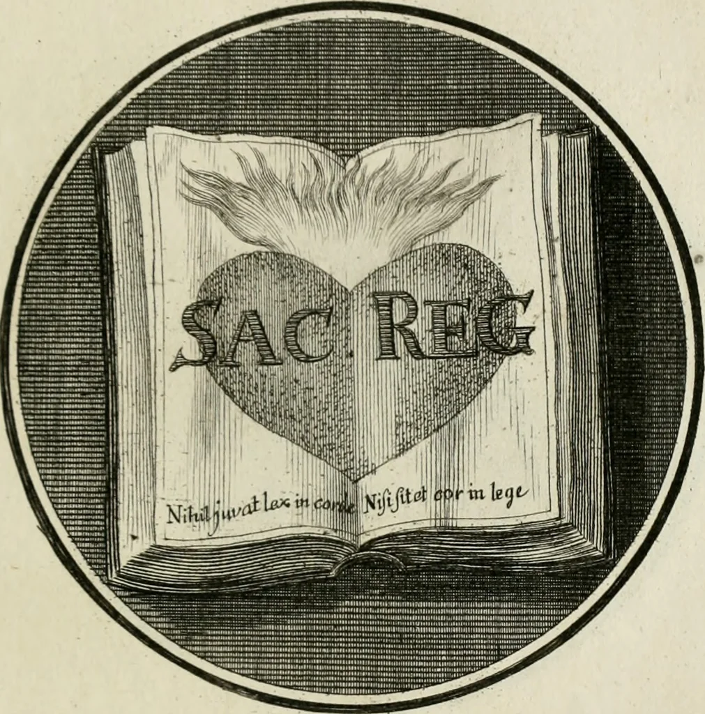 An illustration from Regula emblematica Sancti Benedicti, 1783, leaf 324