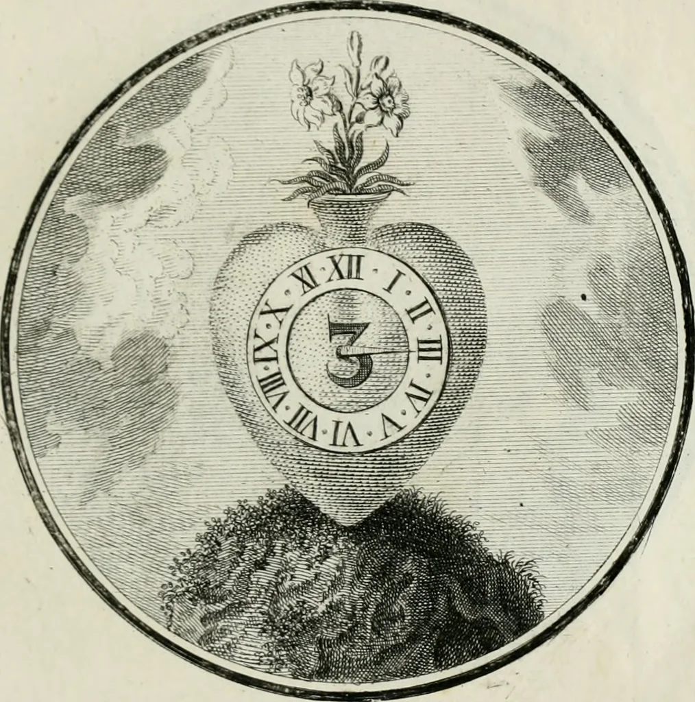An illustration from Regula emblematica Sancti Benedicti, 1783, leaf 34