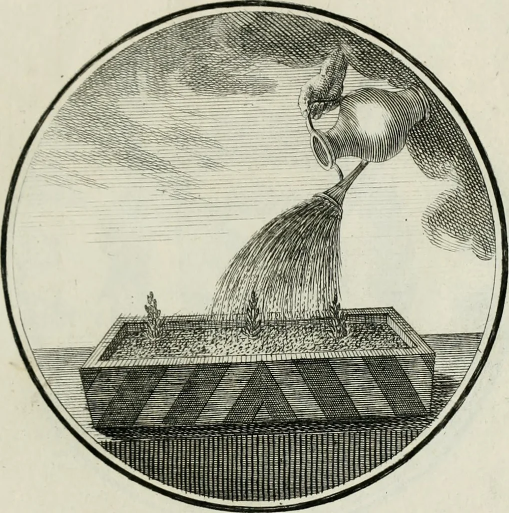 An illustration from Regula emblematica Sancti Benedicti, 1783, leaf 384