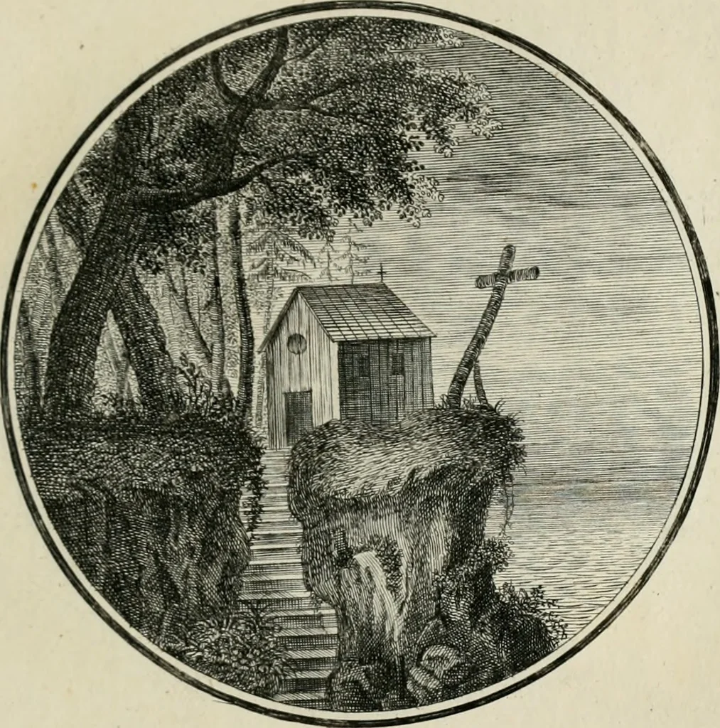 An illustration from Regula emblematica Sancti Benedicti, 1783, leaf 46