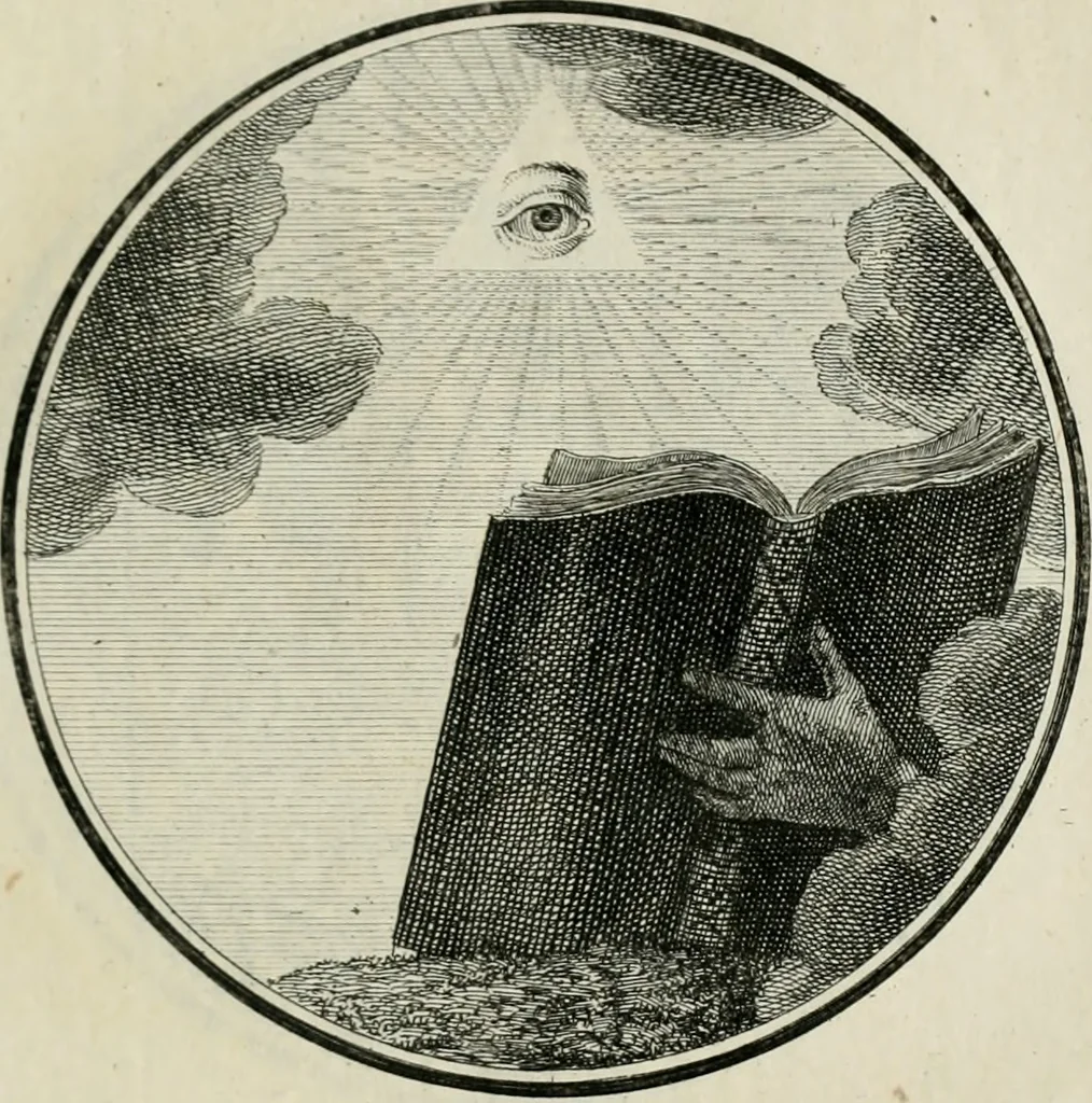 An illustration from Regula emblematica Sancti Benedicti, 1783, leaf 54