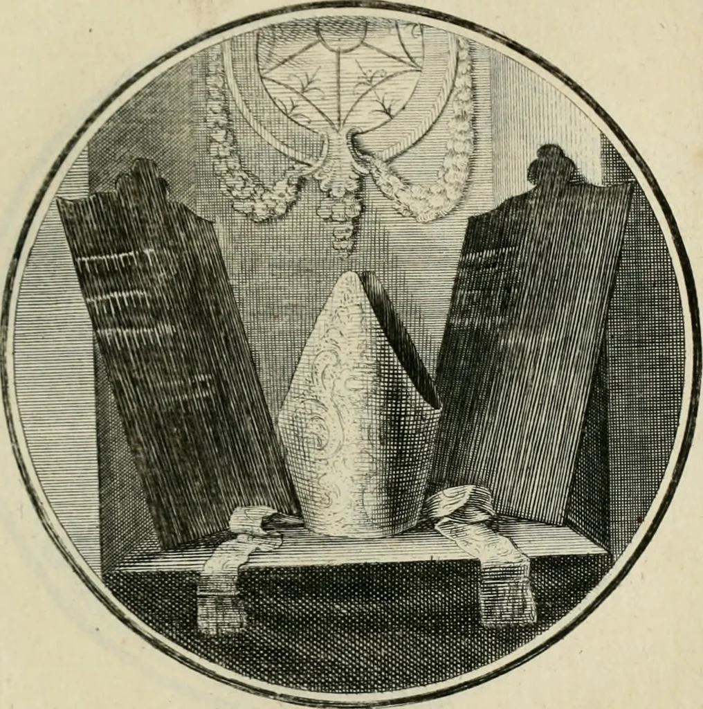 An illustration from Regula emblematica Sancti Benedicti, 1783, leaf 70