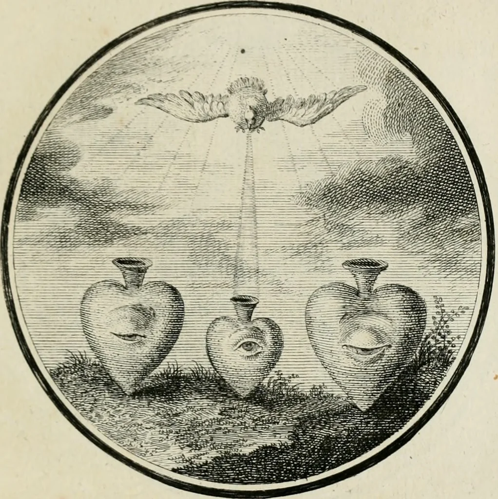 An illustration from Regula emblematica Sancti Benedicti, 1783, leaf 72