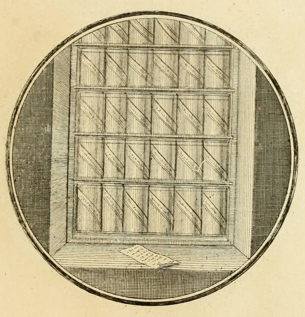 An illustration from Regula emblematica Sancti Benedicti, 1780, leaf 195