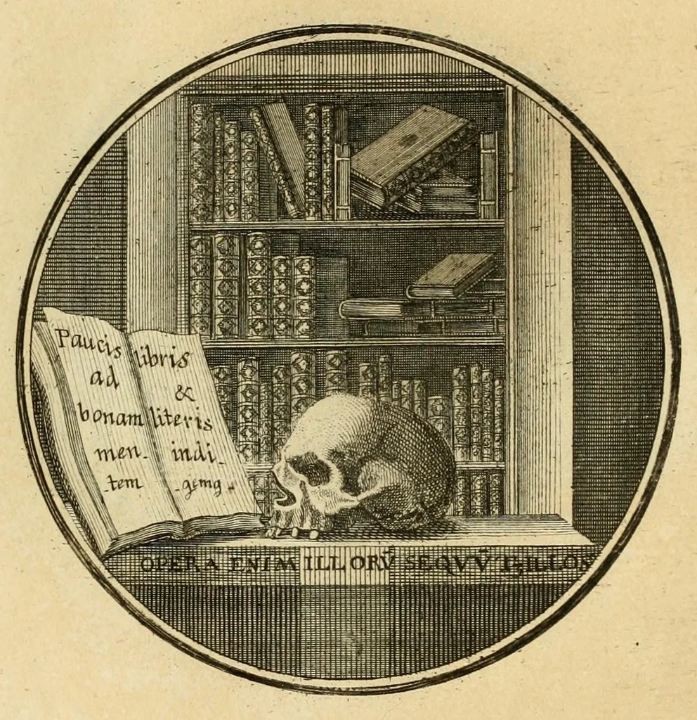 An illustration from Regula emblematica Sancti Benedicti, 1780, leaf 277