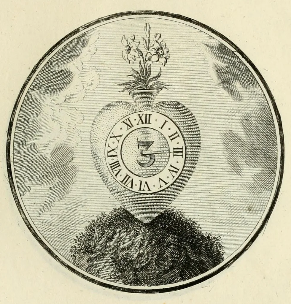 An illustration from Regula emblematica Sancti Benedicti, 1780, leaf 33