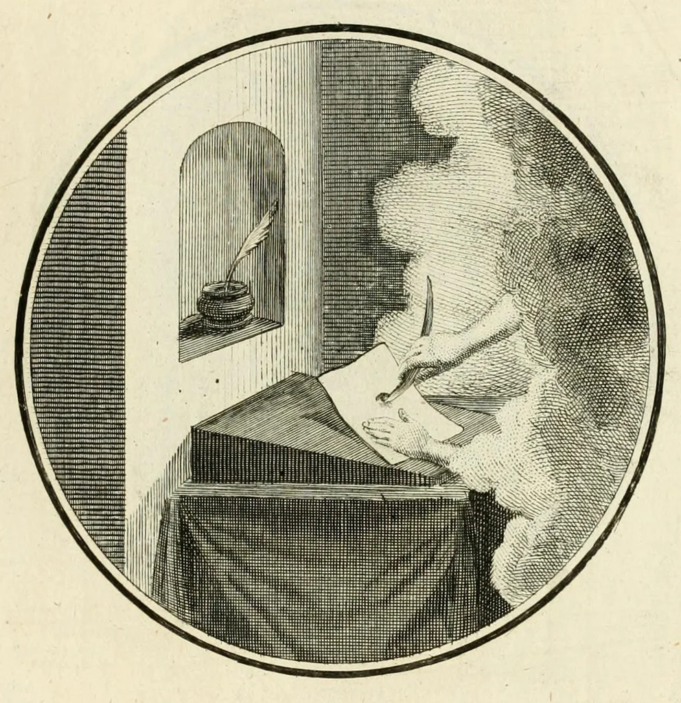 An illustration from Regula emblematica Sancti Benedicti, 1780, leaf 359