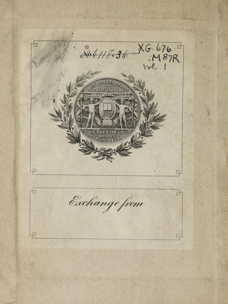 An illustration from Regulae trium ordinum literarum typographicarum, or, The rules of the three orders of print letters : viz. The Roman Italick English capitals and small : shewing how they are compounded of geometrick figures, and mostly made by rule and compass : useful for writing masters, painters, carvers, masons, and others that are lovers of curiosity, 1676, leaf 2